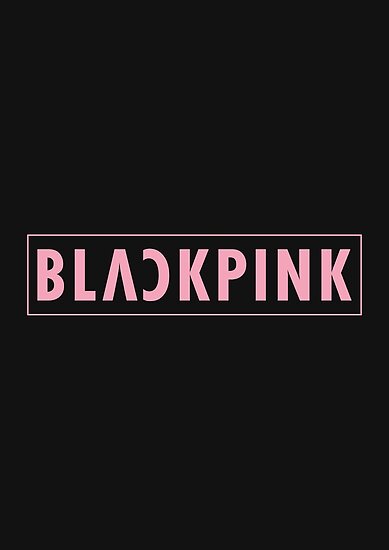 "Blackpink Logo - Black" Posters by 365daysoffeels | Redbubble