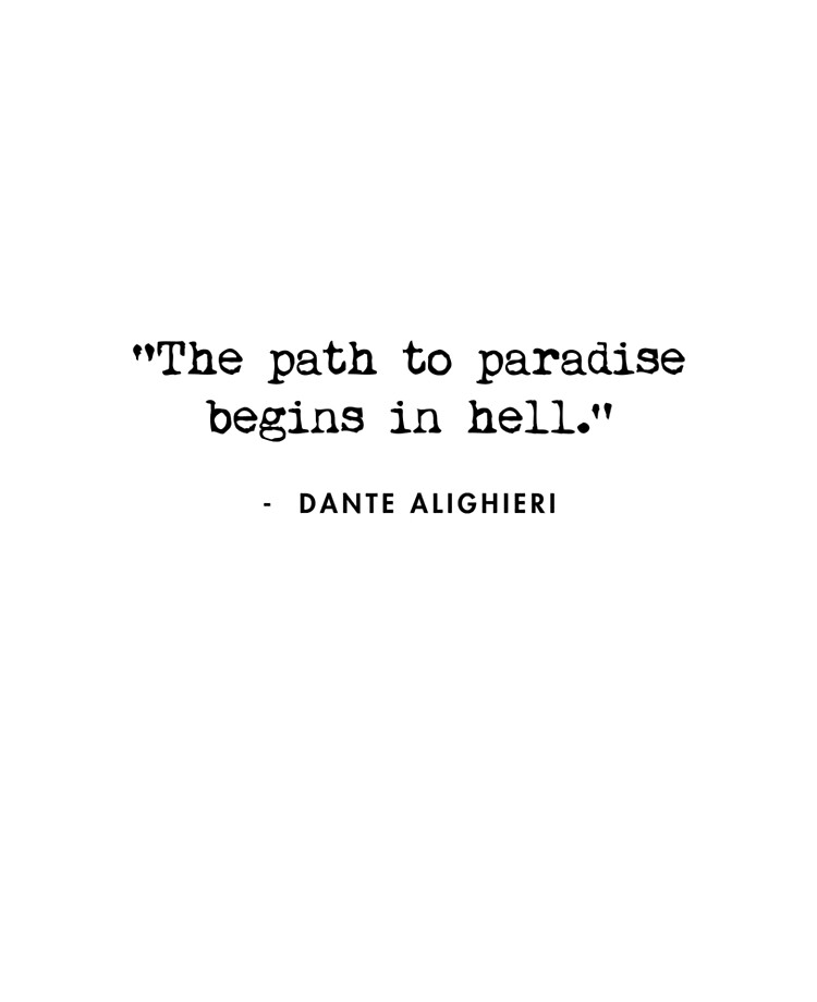 The Path To Paradise Begins In Hell Dante Alighieri Ipad Case