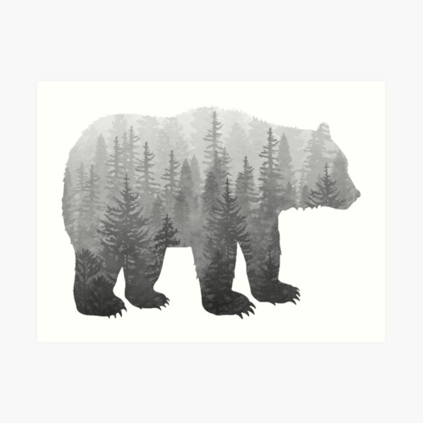 Watercolor Polar Bear Wall Art Redbubble