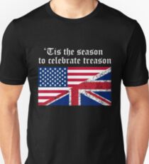 Lustiger Verratstag 4. von britischem Unabhängigkeitstag-Juli Slim Fit T-Shirt