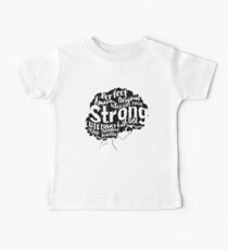 Black Girl Magic Word Montage Baby Tee