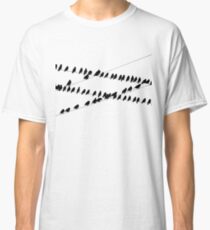 Birds on a wire Classic T-Shirt