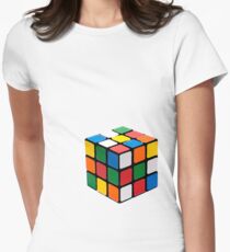 Rubix Cube Women's Fitted T-Shirt