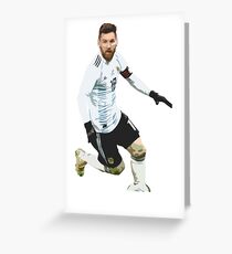Lionel Messi Greeting Card