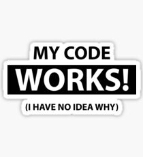 My code works I have no idea why Sticker