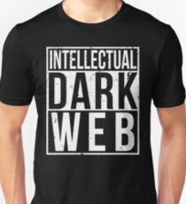 Intellektuelles dunkles Netz Shirt | Geradeaus Slim Fit T-Shirt