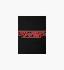 Intellektuelles dunkles Netz Shirt | Fremder Galeriedruck