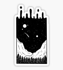 Flowing sky Sticker
