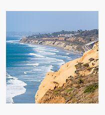 California Cliffs in San Diego Photographic Print
