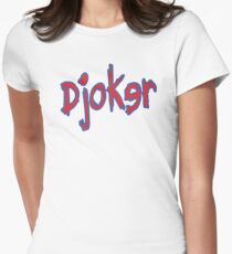 Novak Djokovic Tennis 'Djoker' Women's Fitted T-Shirt