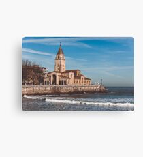 View of Gijon Asturias the Northern Spain Canvas Print