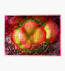 Abstract Oranges Photographic Print