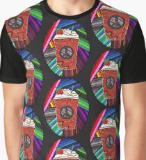 Psychedelic Frappuccino Graphic T-Shirt
