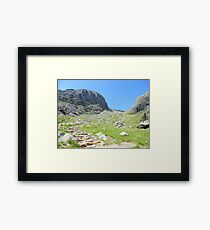 The Lake District: Looking up to Scafell Framed Print
