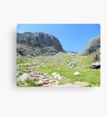 Lienzo The Lake District: Looking up to Scafell