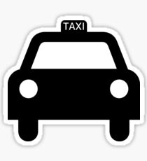 Taxi Cab Sticker