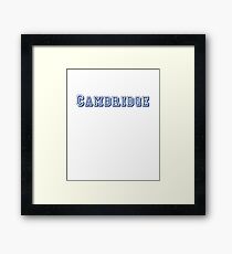 Cambridge Framed Print