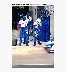 Pit stop for the Peugeot 908 HDI Photographic Print