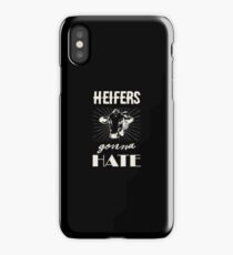 Heifers Gonna Hate with Light Cow Graphic Funny Gift iPhone Case