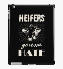 Heifers Gonna Hate with Light Cow Graphic Funny Gift iPad Case/Skin