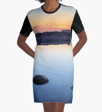 Vestido camiseta Tranquilidad al atardecer