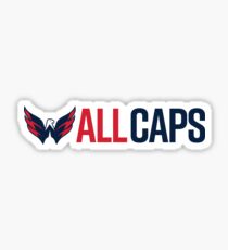 Washington Capitals Alle Kappen Sticker