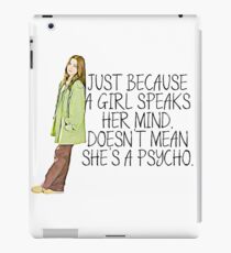 Speaks Her Mind iPad Case/Skin