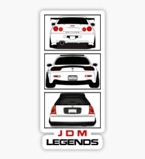 JDM Legends Nissan Skyline Mazda RX7 Honda Civic Sticker