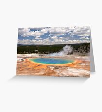 Grand Prismatic Spring, Yellowstone National Park Greeting Card