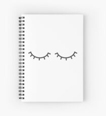 Unicorn Eyelashes Spiral Notebook