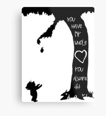 Cormac McCarthy meets Shel Silverstein mashup Metal Print