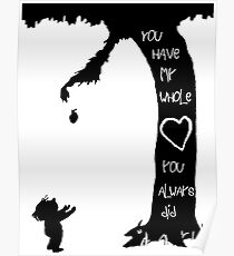 Cormac McCarthy meets Shel Silverstein mashup Poster