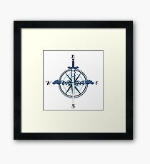 Fantasy Compass Framed Print