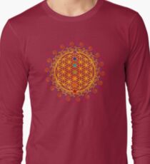 FLOWER OF LIFE, CHAKRAS, SPIRITUALITY, YOGA, ZEN, Long Sleeve T-Shirt