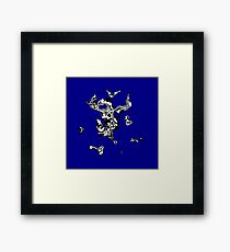Just a Spill Framed Print
