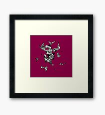 Just a Spill Framed Print