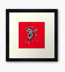 Just a Spill Framed Print