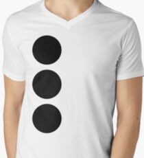 The Office Three Hole Punch Jim Halpert V-Neck T-Shirt