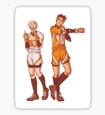 Andrew & Neil - The Foxhole Court Sticker