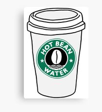 Hot Bean Water Canvas Print