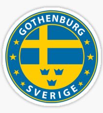 Göteborg, Göteborg Schweden, Göteborg-Aufkleber, Stadt von Schweden Sticker