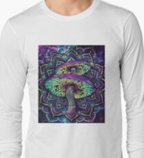 Trippy Shroom Art Long Sleeve T-Shirt