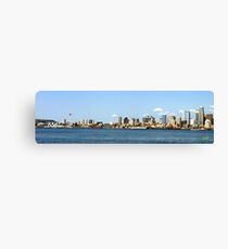 Seattle Skyline Thirteen Canvas Print