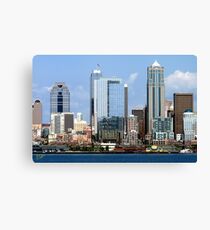 Seattle Skyline Twelve Canvas Print