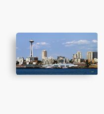 Seattle Skyline Eleven Canvas Print
