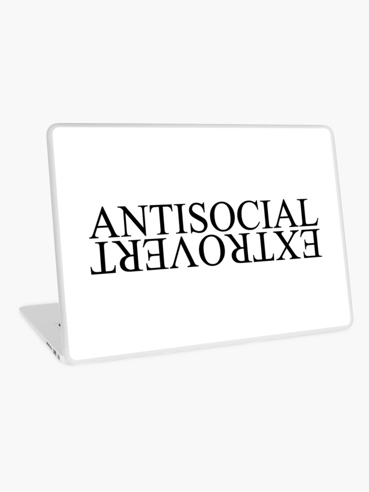 Kendrick Lamar Anti Social Extrovert Laptop Skin By Allieweek