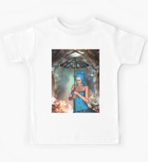 Wonderful fairy with umbrella Kids Tee