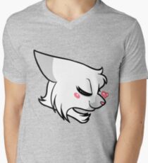 Herzkatzen - Weißsturm links T-Shirt mit V-Ausschnitt für Männer
