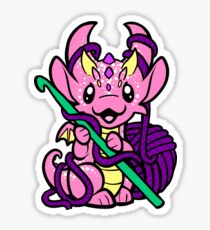 Crochet Dragon Sticker