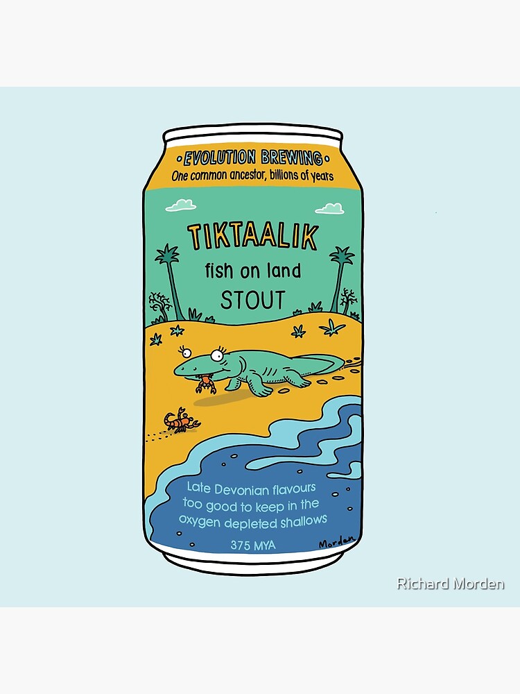 Evolution Brewing Tiktaalik Fish on Land Stout by morden